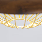 Wooden Metal Nordic Kasa Pendant Light