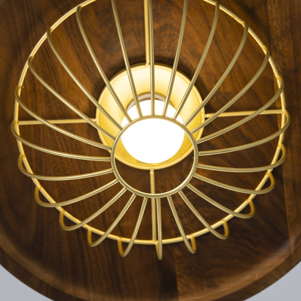 Wooden Metal Nordic Kasa Pendant Light