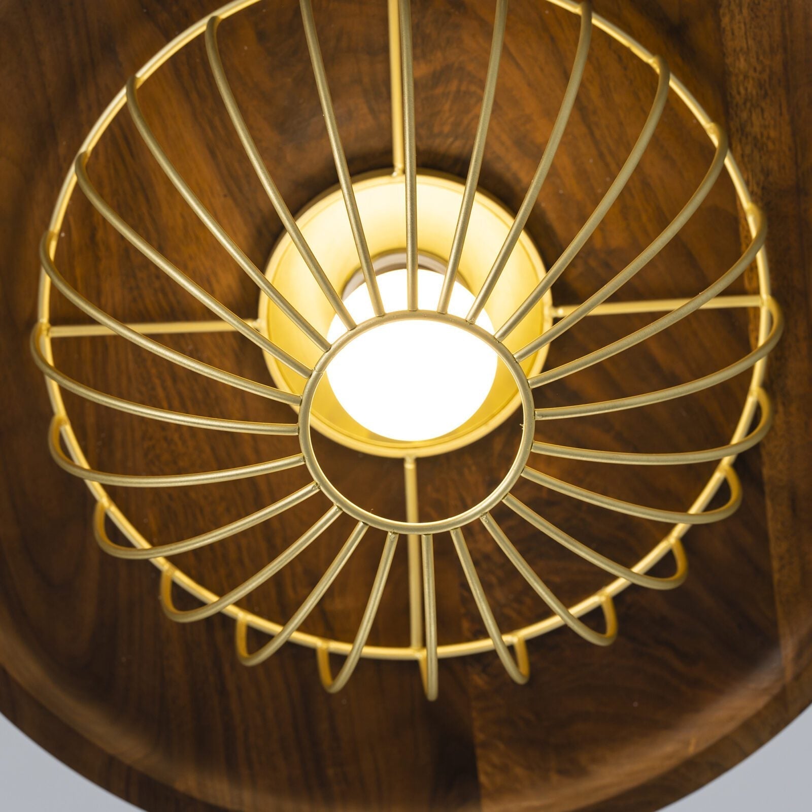 Wooden Metal Nordic Kasa Pendant Light