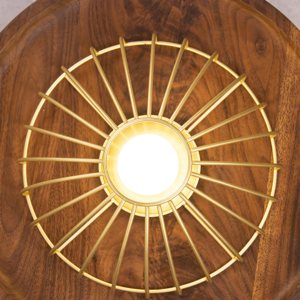 Wooden Metal Nordic Kasa Pendant Light