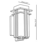 Krajewski Retro Industrial Glass Outdoor Wall Light