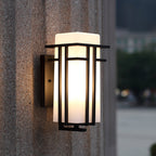 Krajewski Retro Industrial Glass Outdoor Wall Light