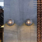 Wall Lamp Geometric Modern Metal Glass  IP65 Waterproof Outdoor Light