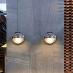 Wall Lamp Geometric Modern Metal Glass  IP65 Waterproof Outdoor Light