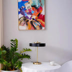 Radiant Tower of Light Minimalist Metal Table Lamp