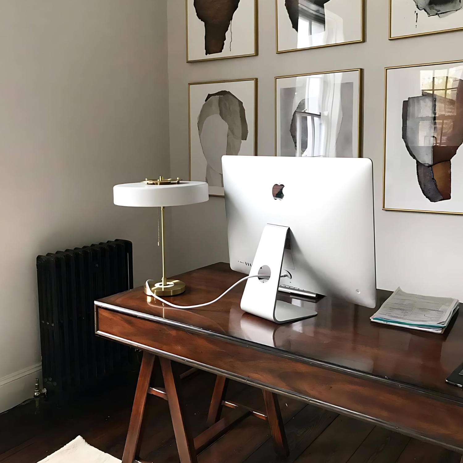 Radiant Tower of Light Minimalist Metal Table Lamp