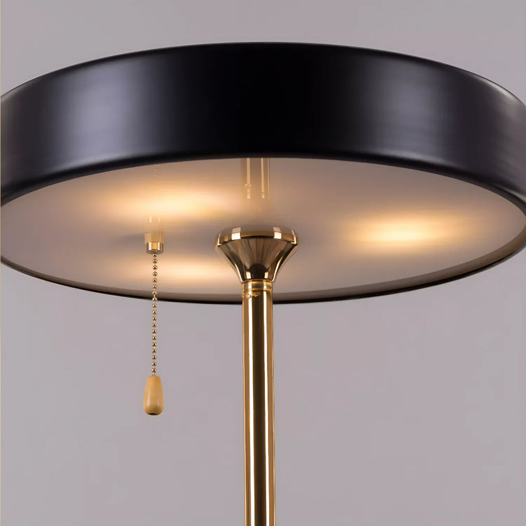 Radiant Tower of Light Minimalist Metal Table Lamp