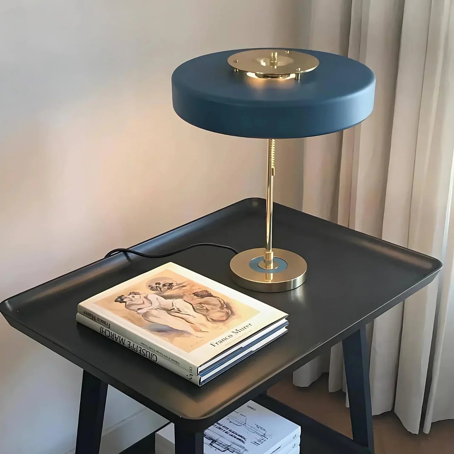 Radiant Tower of Light Minimalist Metal Table Lamp