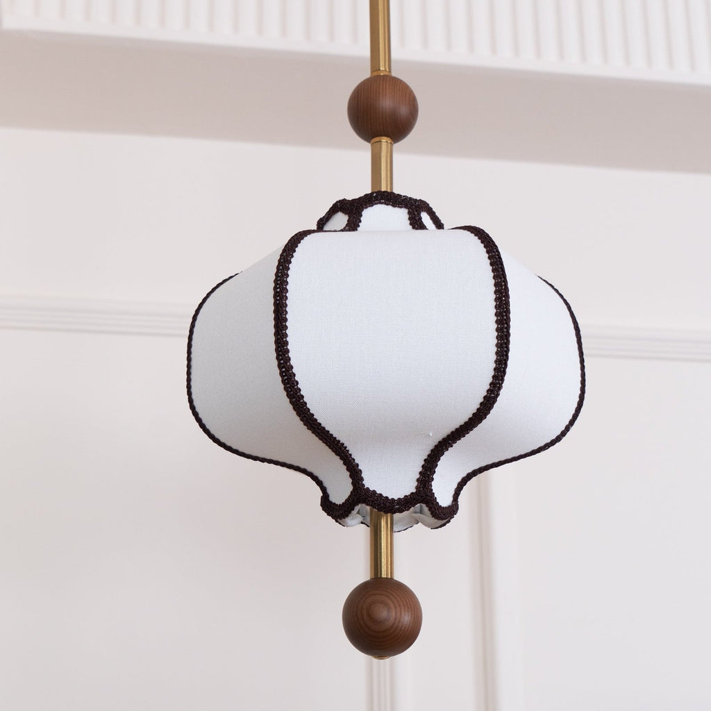 Lantern Grace Nordic Fabric Pendant Light