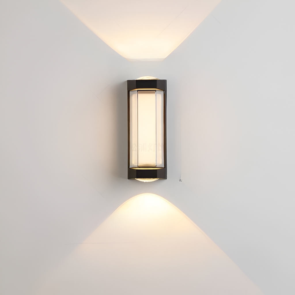 Nordic Up Down Acrylic Waterproof Minimalist Outdoor Wall Light