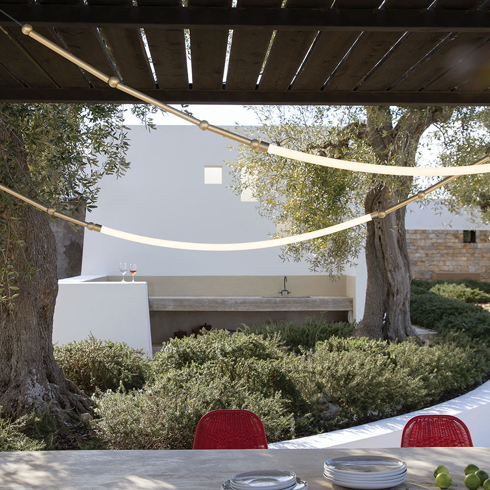 Leed Wabi Sabi Sculptural Silicone LED Luxury Chandelier