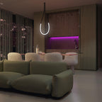Leed Wabi Sabi Sculptural Silicone LED Luxury Chandelier