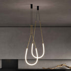 Leed Wabi Sabi Sculptural Silicone LED Luxury Chandelier