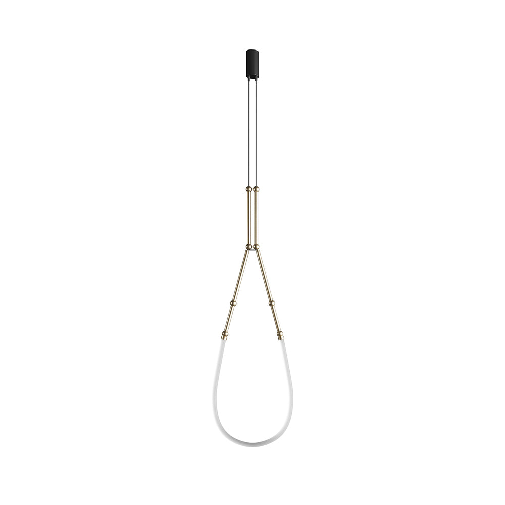 Leed Wabi Sabi Sculptural Silicone LED Luxury Chandelier