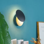 Round Circle Rotating Lederam Wall Light