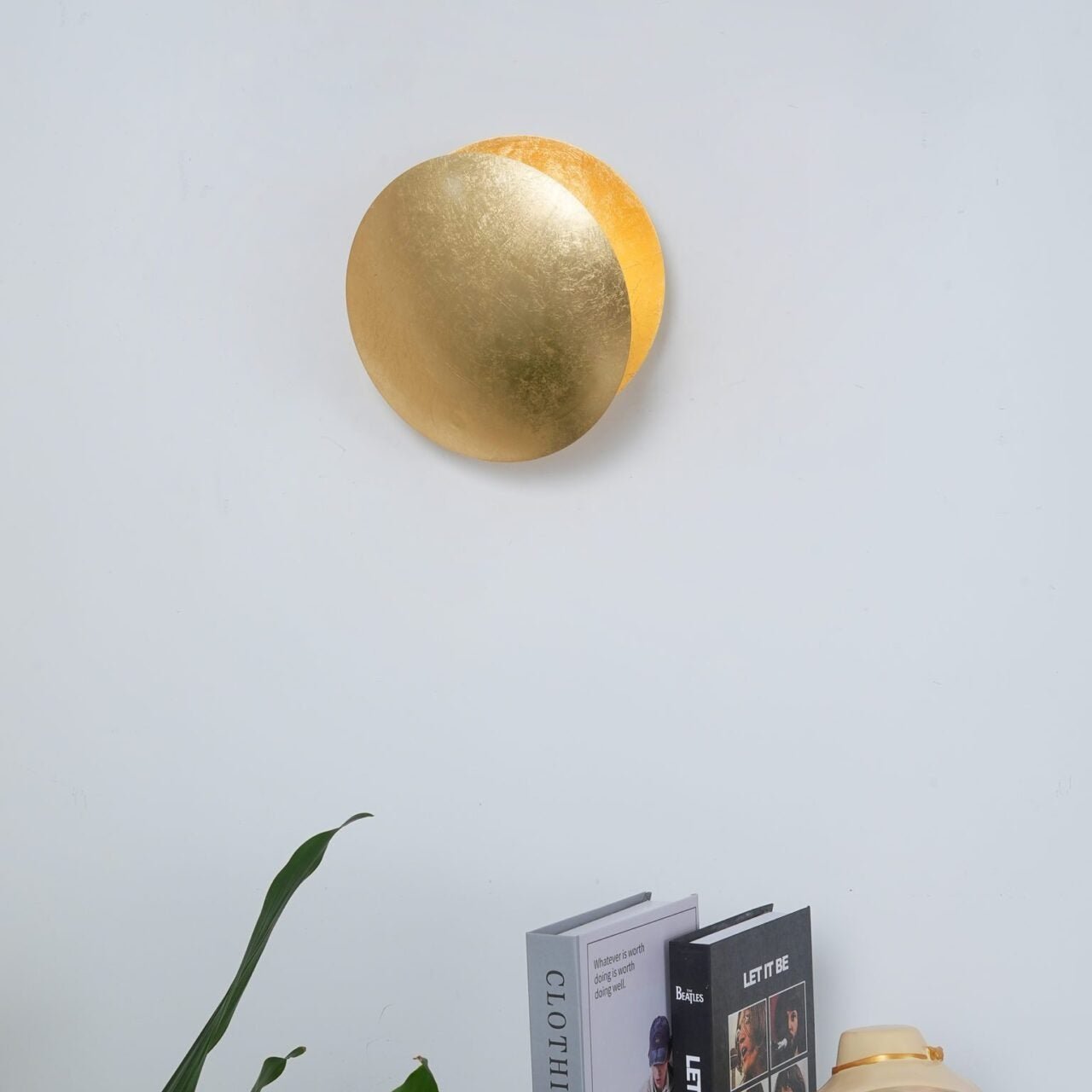 Round Circle Rotating Lederam Wall Light
