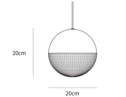 Lens Flair Pendant Light