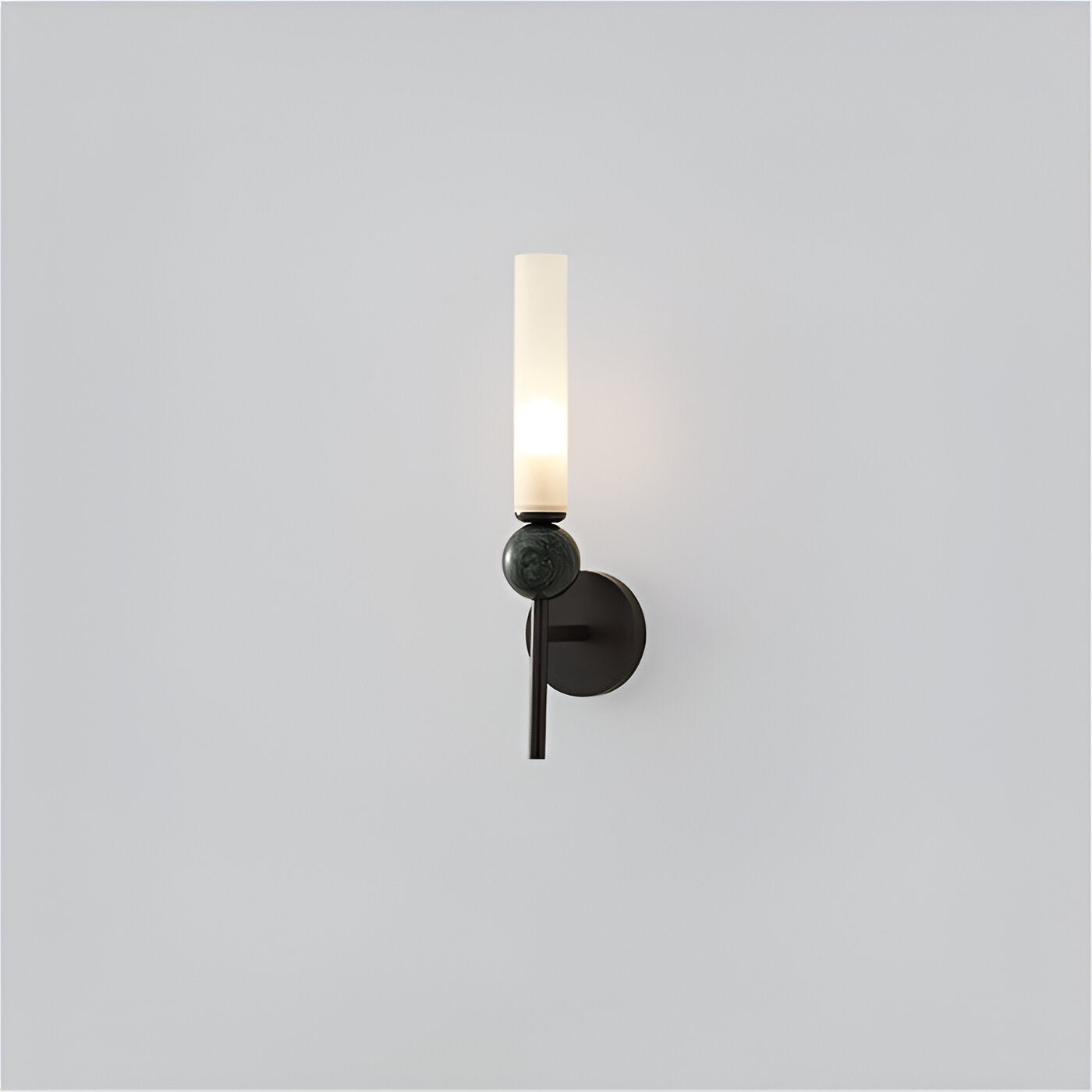 Marble Light Luxury Copper Long Pole Wall Light