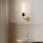 Marble Light Luxury Copper Long Pole Wall Light