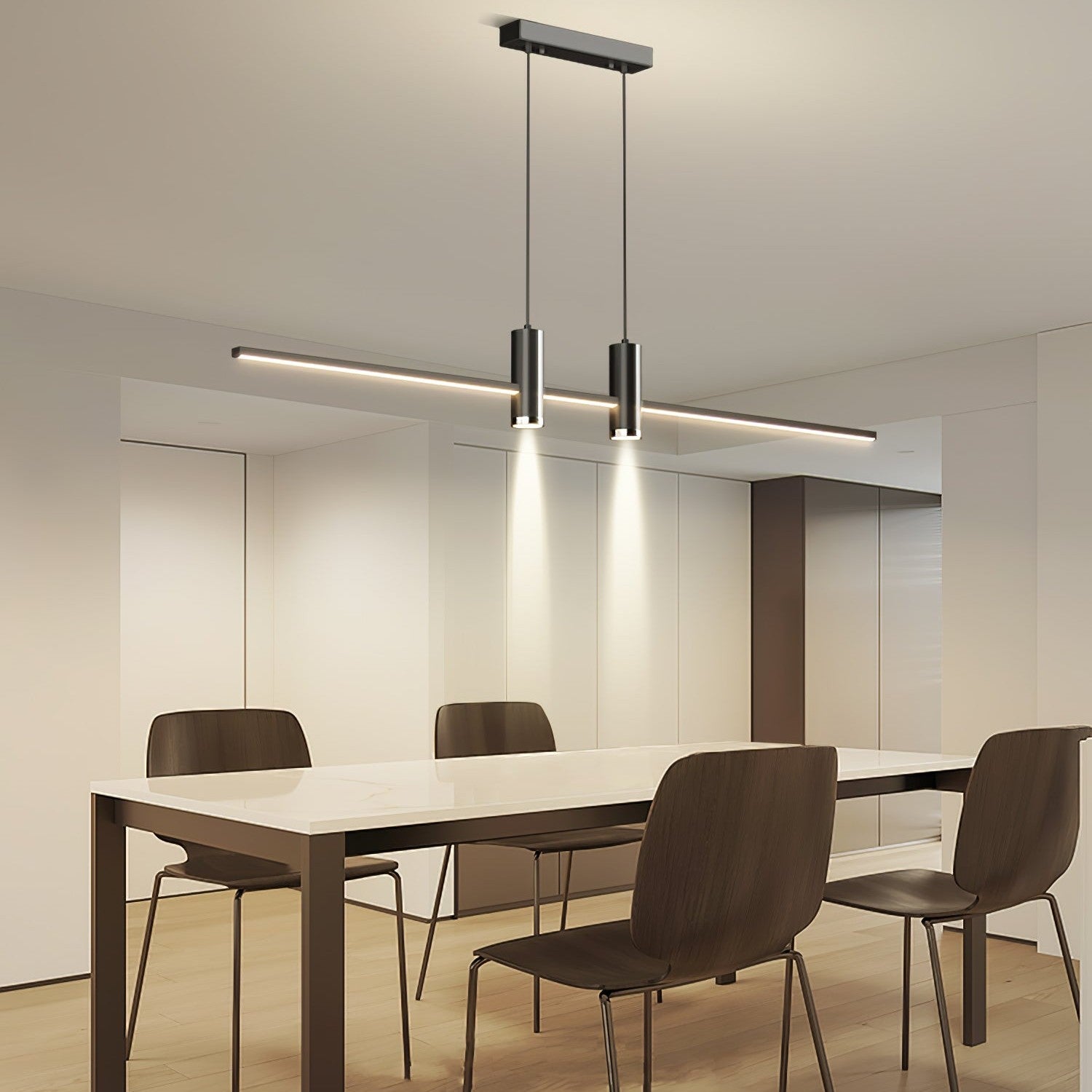 Lucent Frame Minimalist Metal Pendant Light