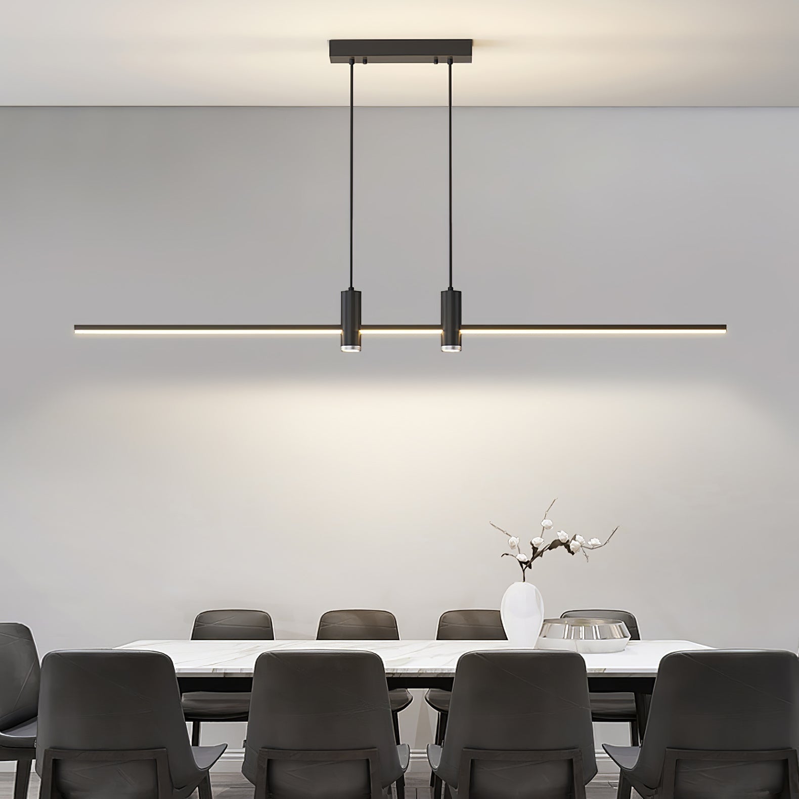 Lucent Frame Minimalist Metal Pendant Light