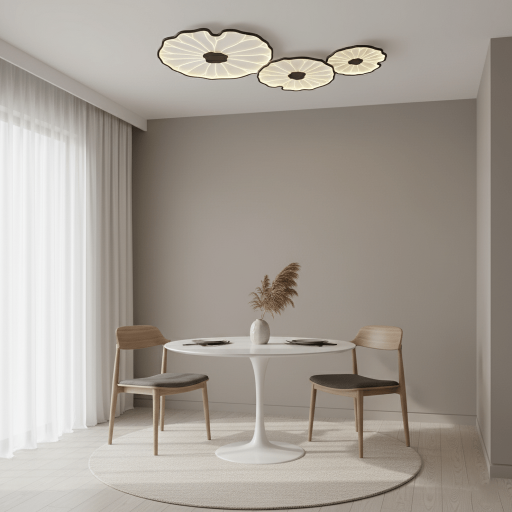 Nerea Lotus Modern Acrylic Ceiling Light