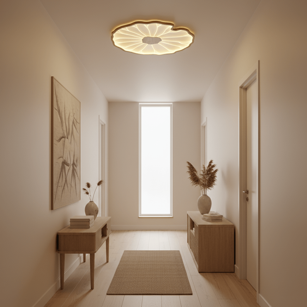 Nerea Lotus Modern Acrylic Ceiling Light