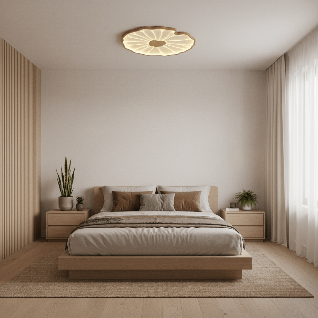 Nerea Lotus Modern Acrylic Ceiling Light