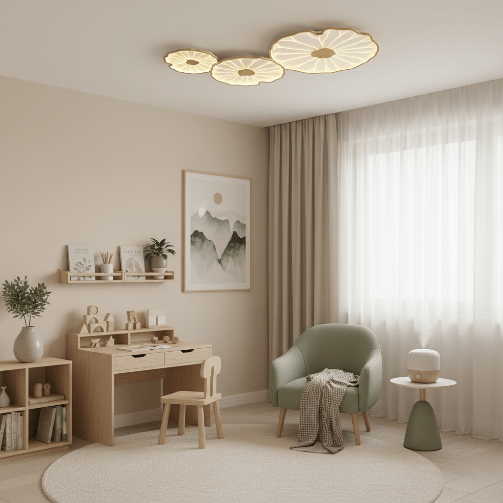 Nerea Lotus Modern Acrylic Ceiling Light