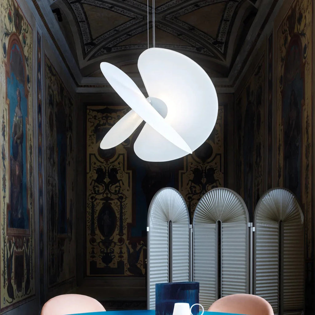 Sora Whisper Sculptural Fan Pendant Light
