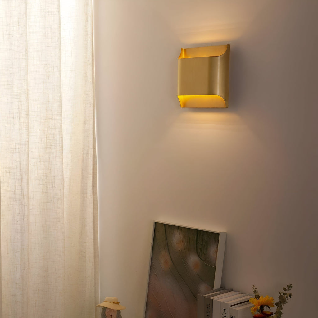 Luther Copper Double Lights Antique Style Wall Light
