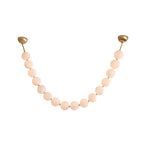 Pearl Necklace Japandi Acrylic Brass Chandelier