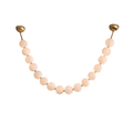 Pearl Necklace Japandi Acrylic Brass Chandelier
