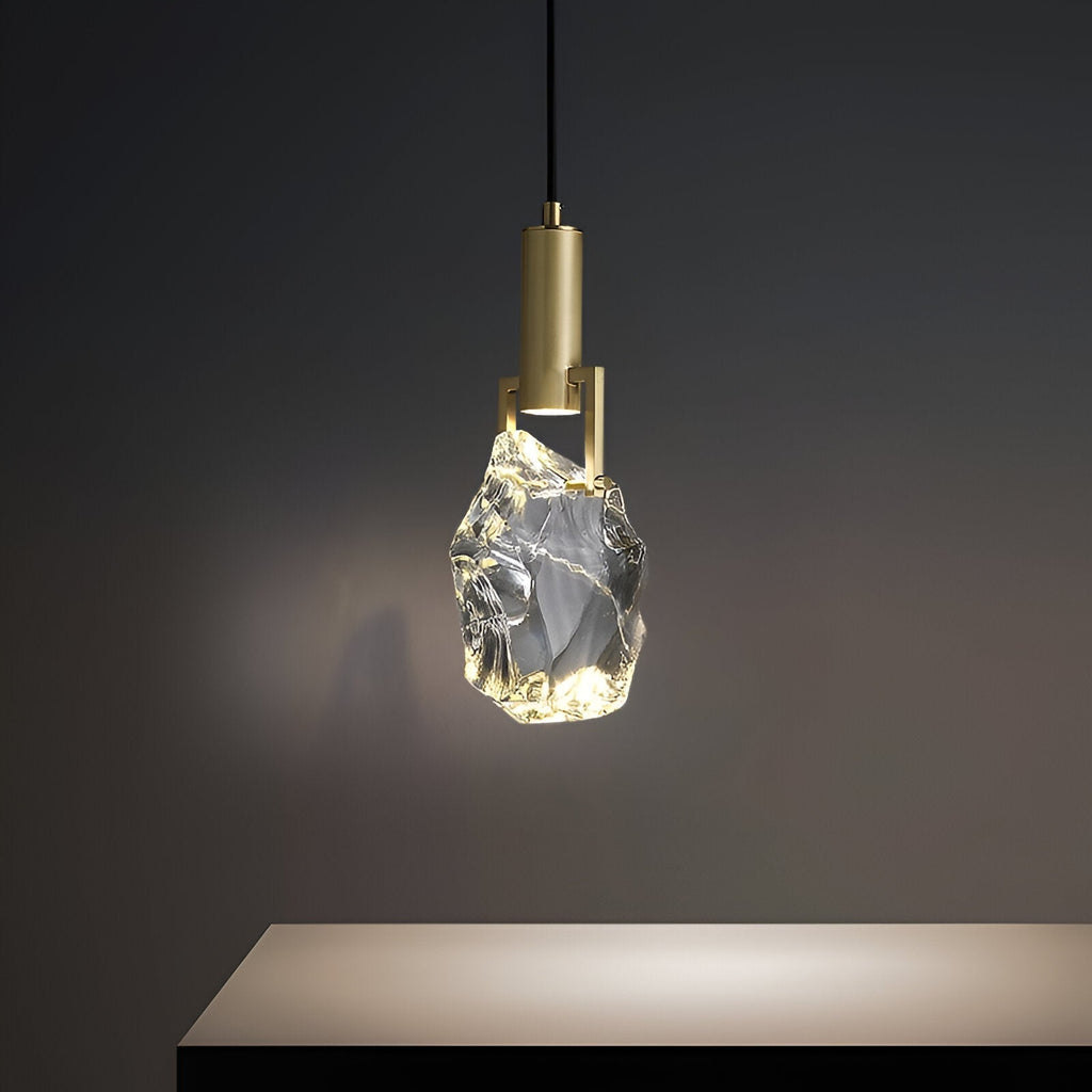 Luxury Nordic Crystal Copper Pendant Light
