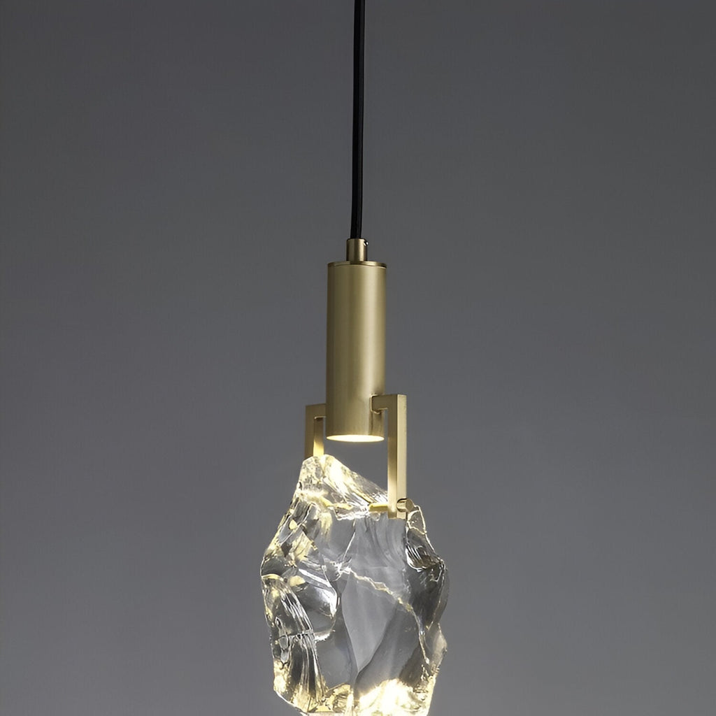 Luxury Nordic Crystal Copper Pendant Light