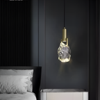 Luxury Nordic Crystal Copper Pendant Light