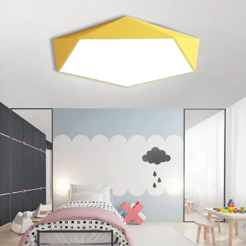 Macaron Pentagonal LED Ceiling Light