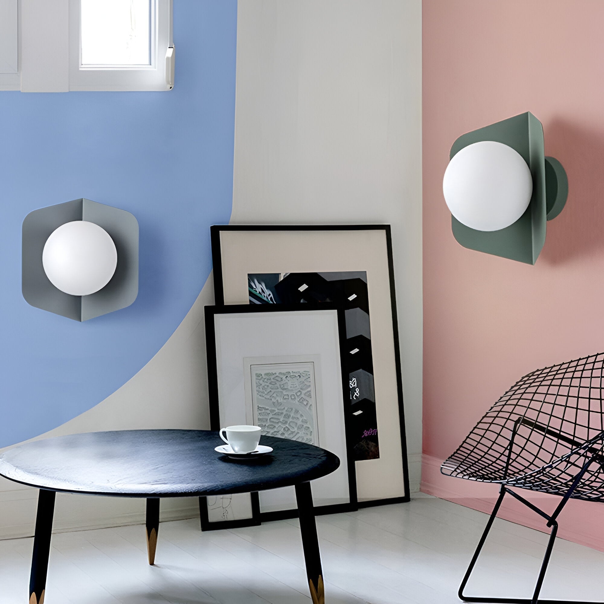 Macaroon Metal Nordic Modern Style LED Wall Light