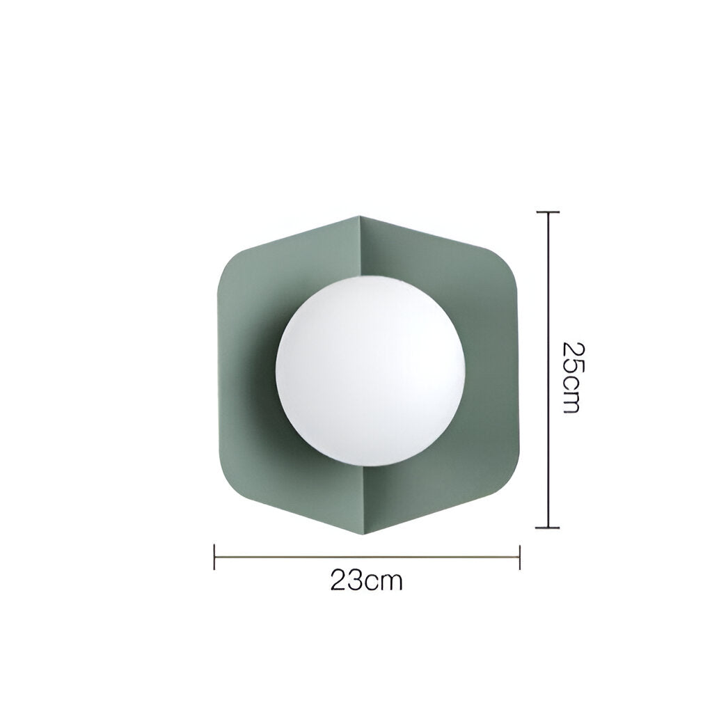 Macaroon Metal Nordic Modern Style LED Wall Light