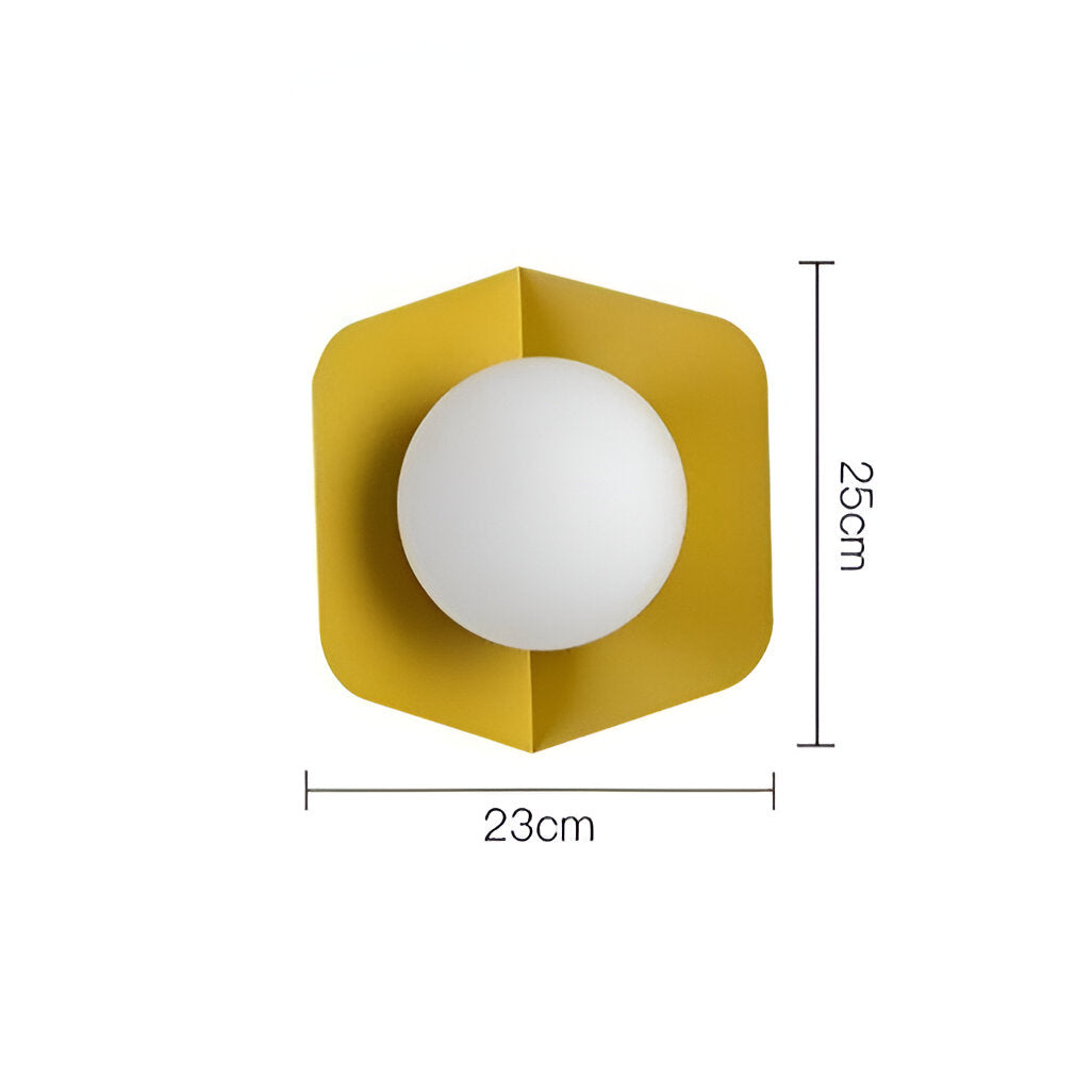 Macaroon Metal Nordic Modern Style LED Wall Light