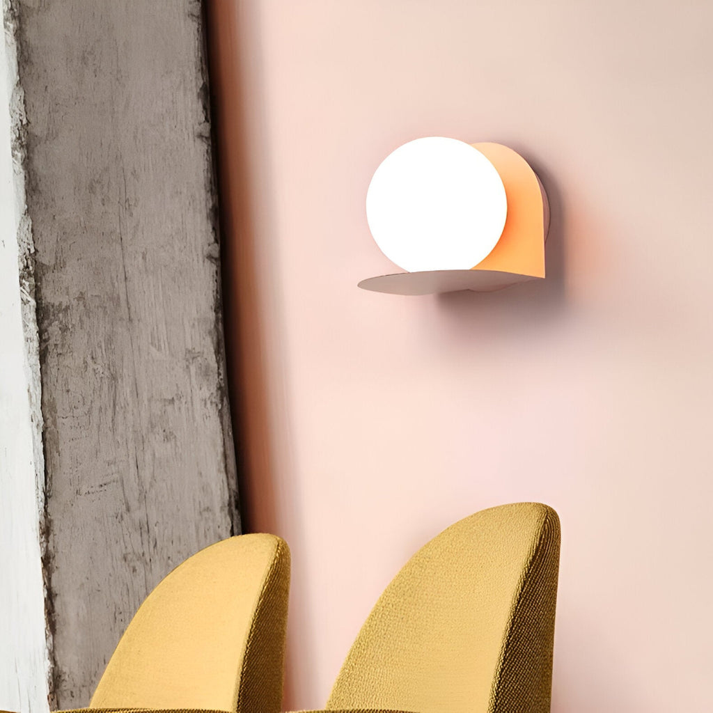 Macaroon Metal Nordic Modern Style LED Wall Light