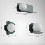 Macaroon Metal Nordic Modern Style LED Wall Light