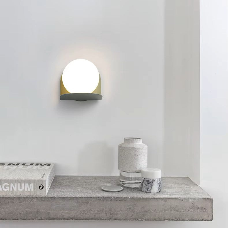 Macaroon Metal Nordic Modern Style LED Wall Light