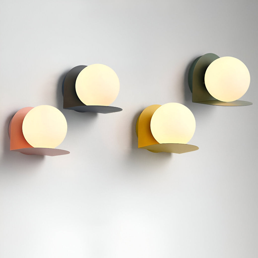 Macaroon Metal Nordic Modern Style LED Wall Light