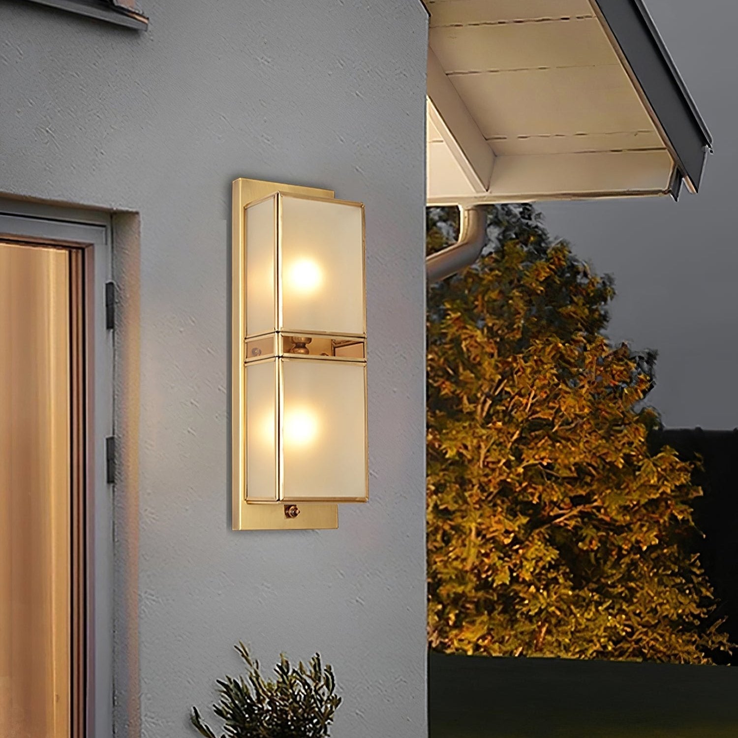 Retro Magari Brass IP65 Waterproof Outdoor Wall Light