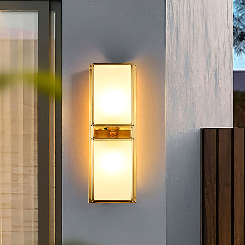Retro Magari Brass IP65 Waterproof Outdoor Wall Light
