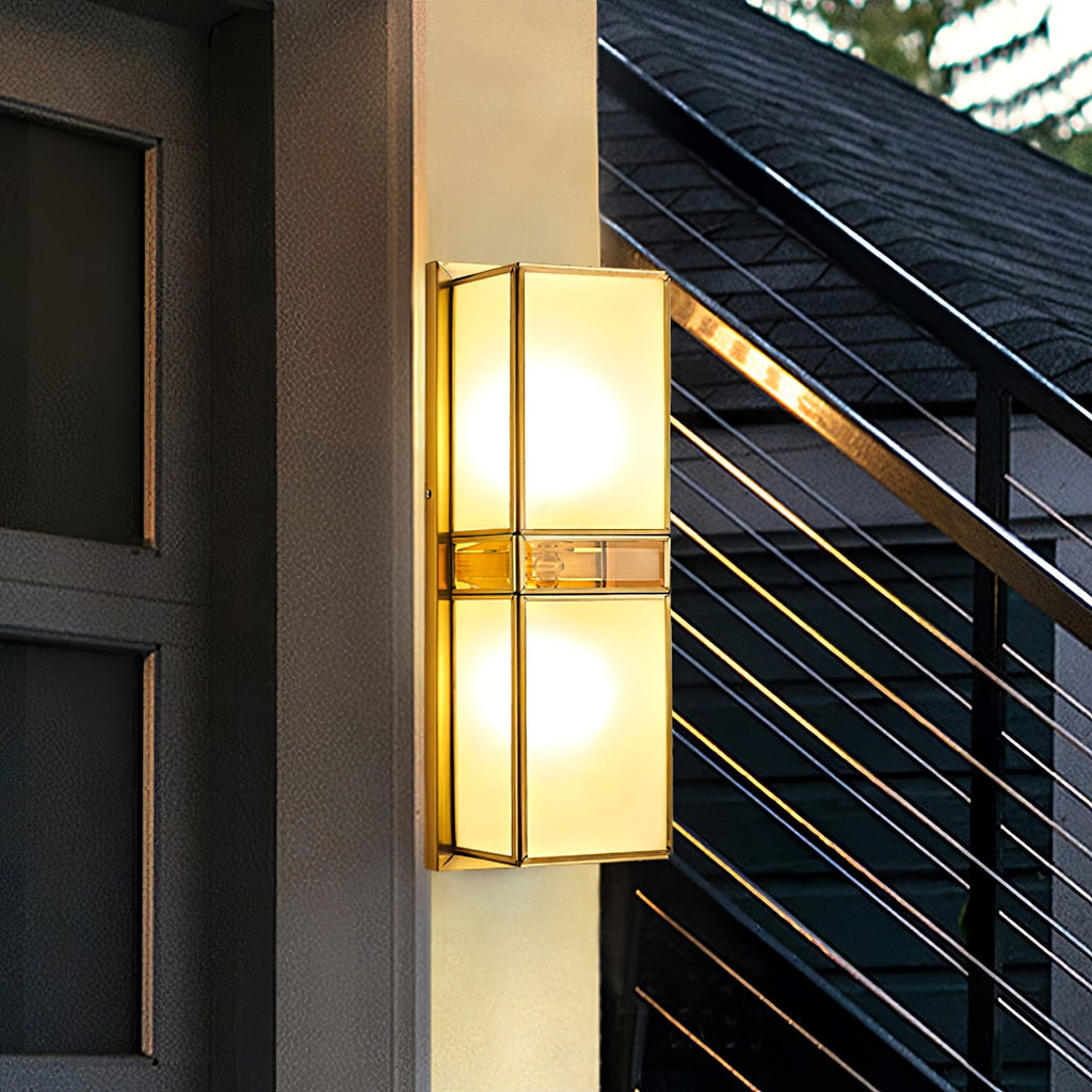 Retro Magari Brass IP65 Waterproof Outdoor Wall Light