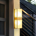 Retro Magari Brass IP65 Waterproof Outdoor Wall Light