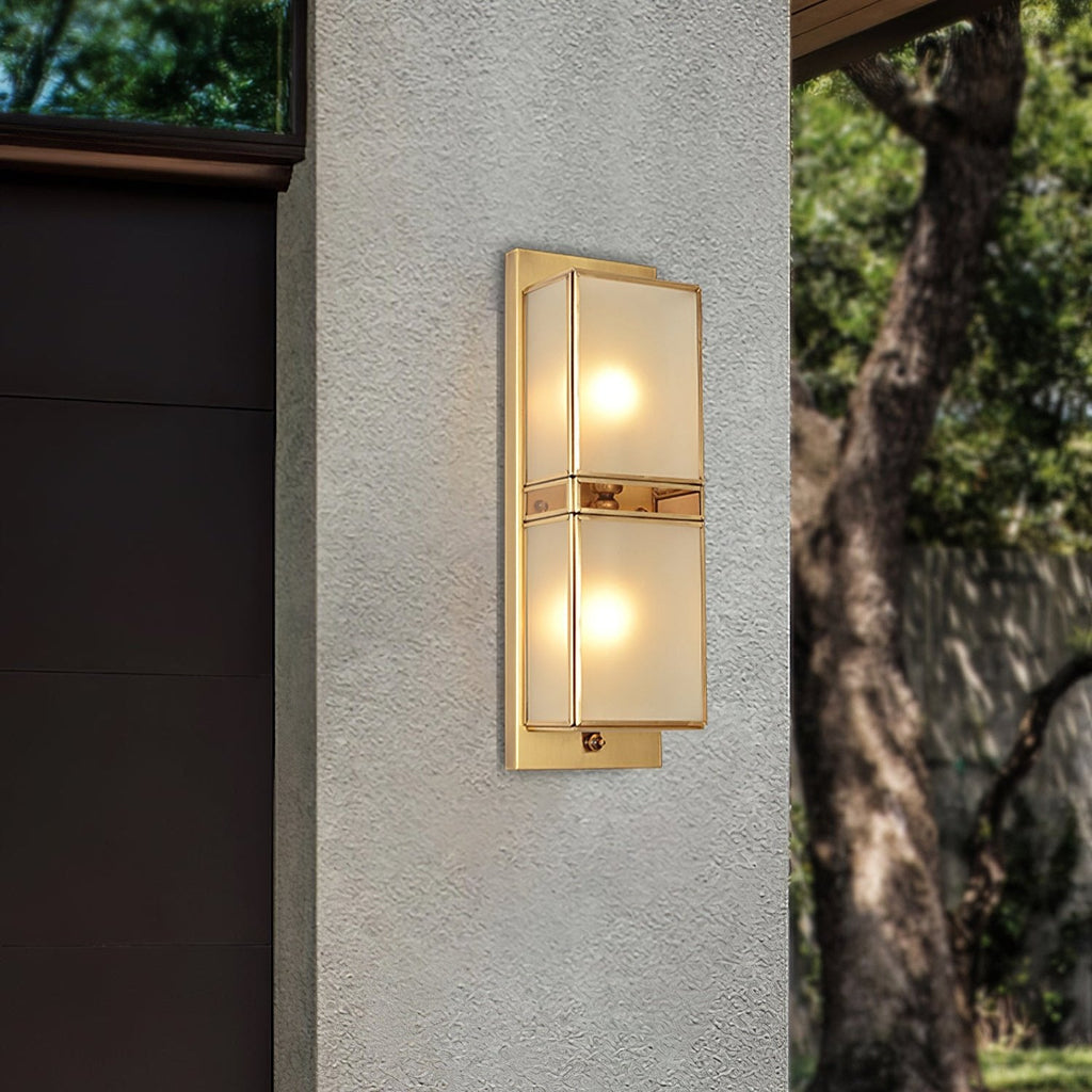 Retro Magari Brass IP65 Waterproof Outdoor Wall Light