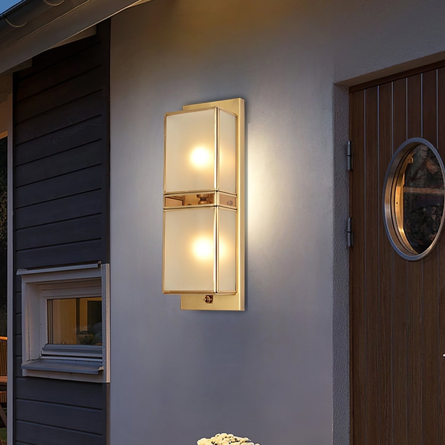 Retro Magari Brass IP65 Waterproof Outdoor Wall Light
